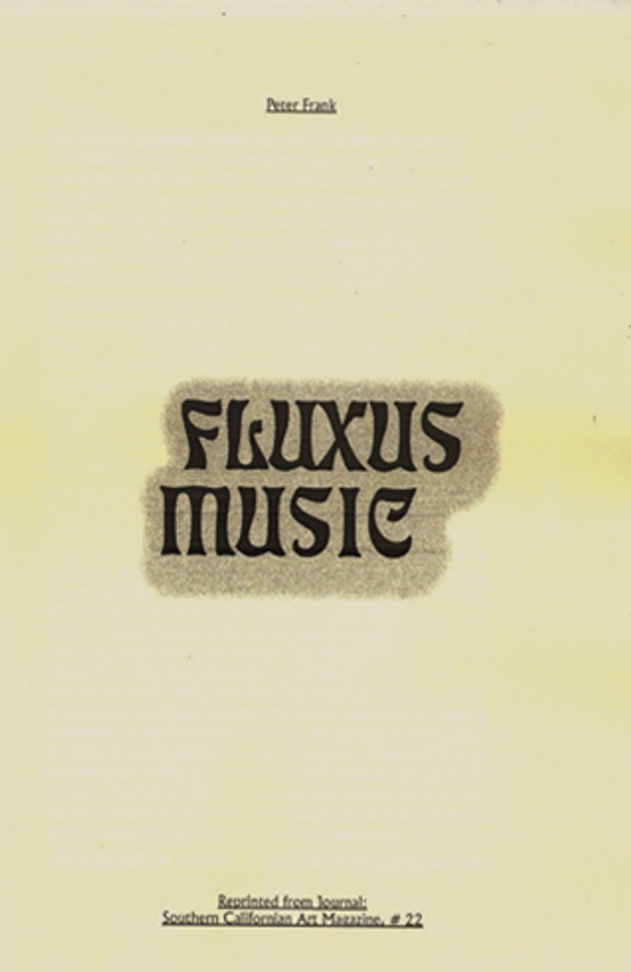Fluxus Music