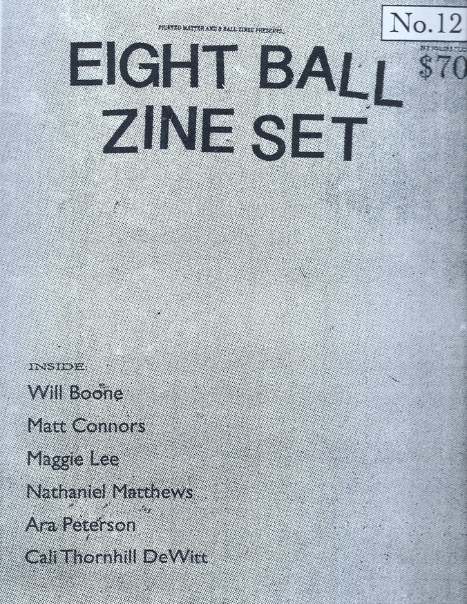 8 Ball Zine Box Set, Vol. 12