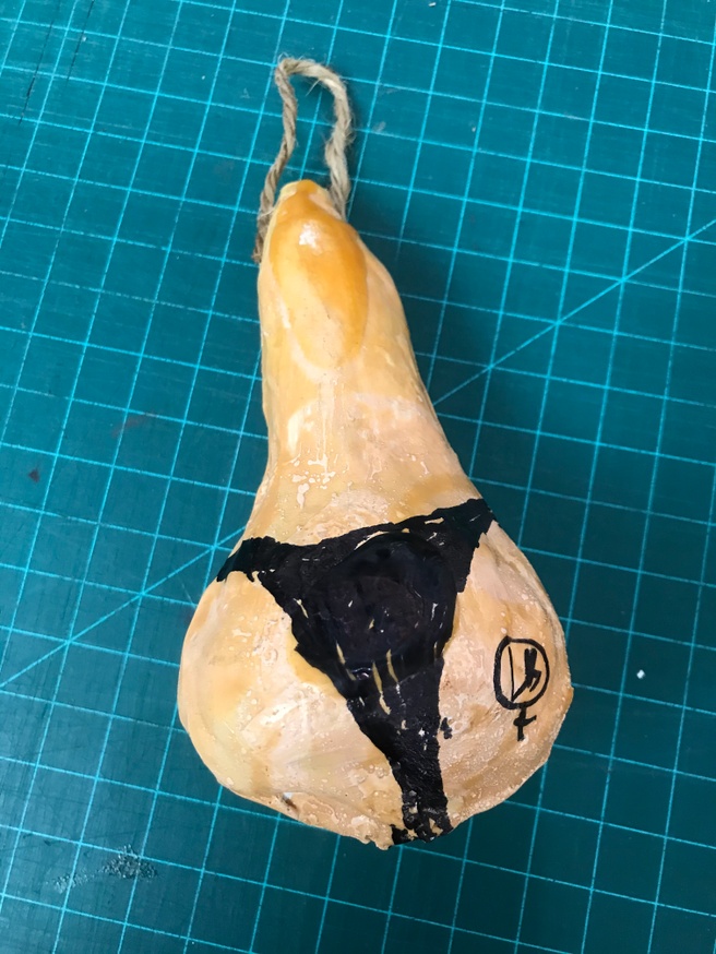 Pear in Thong XXX-Mas Ornament