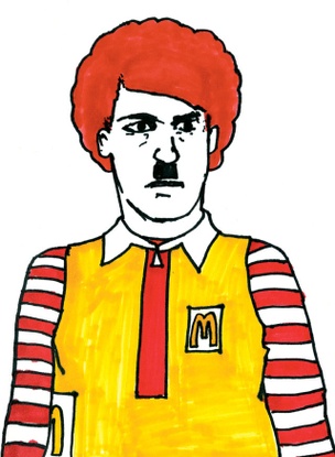 Ronald McHitler Sticker