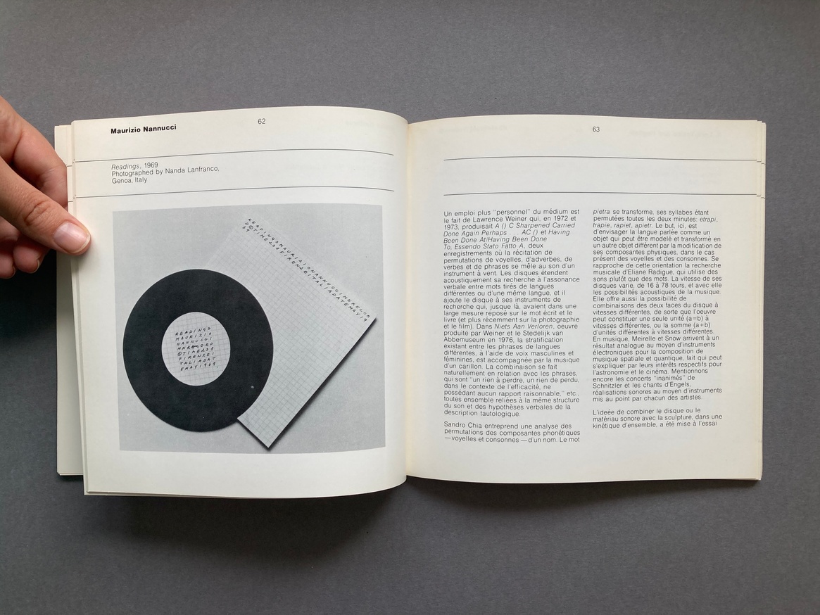 The Record as Artwork from Futurism to Conceptual Art: The Collection of Germano Celant thumbnail 4