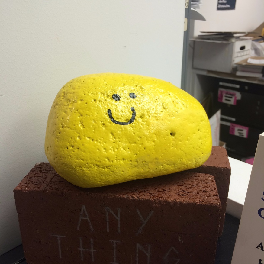 Large Smiley Stone
