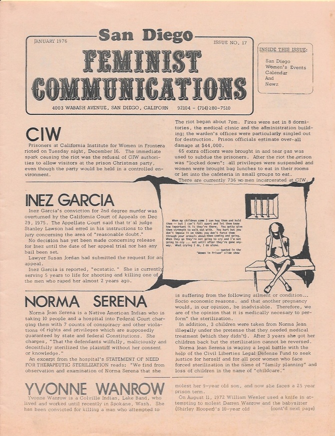 San Diego Feminist Publications [Set of 5] thumbnail 4