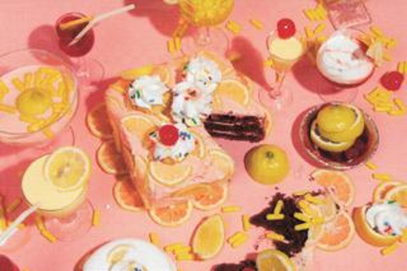 Lemon Cake Postcard