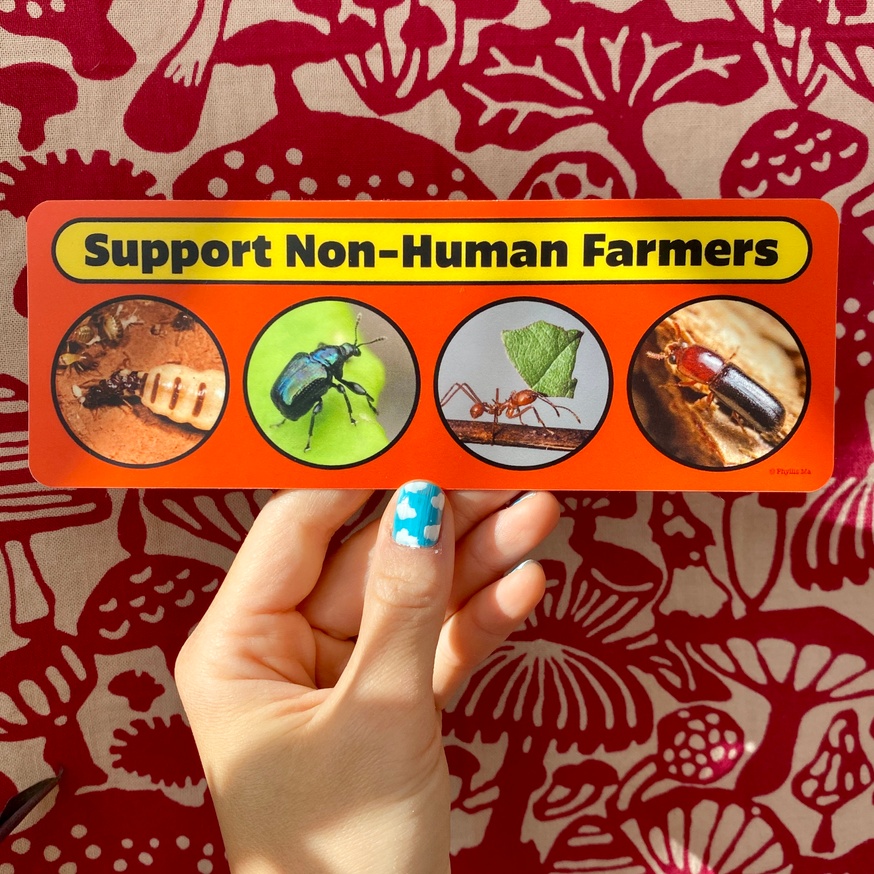 Non-Human Farmers Sticker thumbnail 2