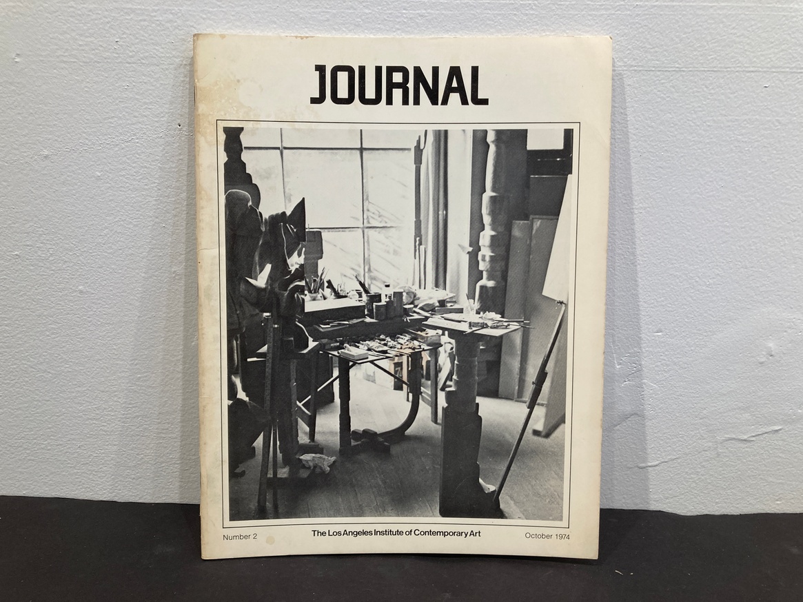  The Los Angeles Institute of Contemporary Art Journal