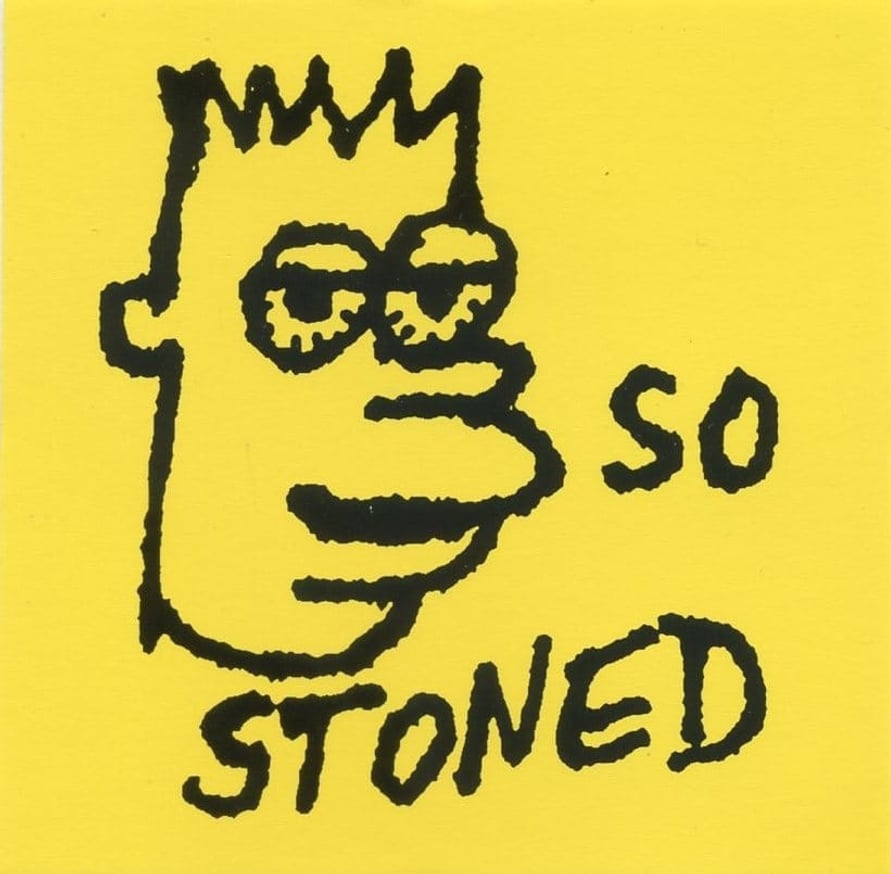Noah Lyon - So Stoned [Sticker] - Printed Matter