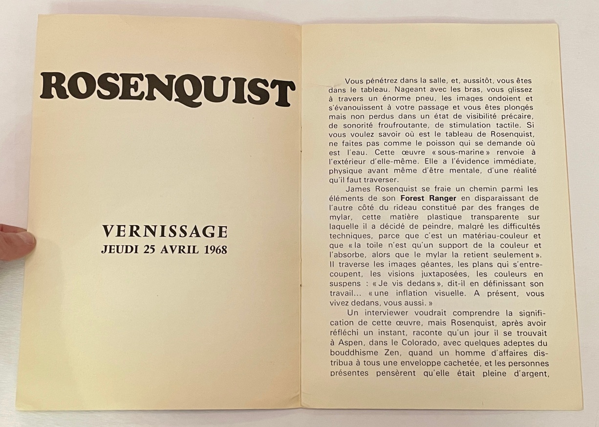 Rosenquist: Galerie Ileana Sonnabend 1986 thumbnail 4
