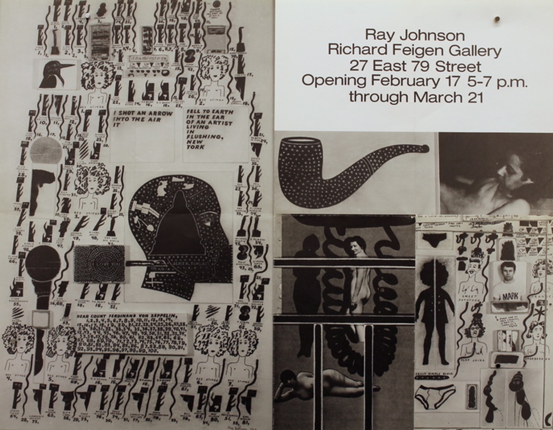 Ray Johnson - Ray Johnson : Richard Feigen Gallery, 27 East 79 