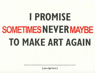 I Promise [Postcard]