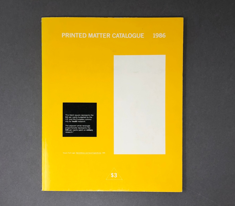 Printed Matter Catalogue 1986