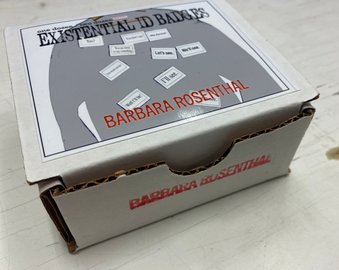 Barbara Rosenthal - Existential ID Badges - Printed Matter
