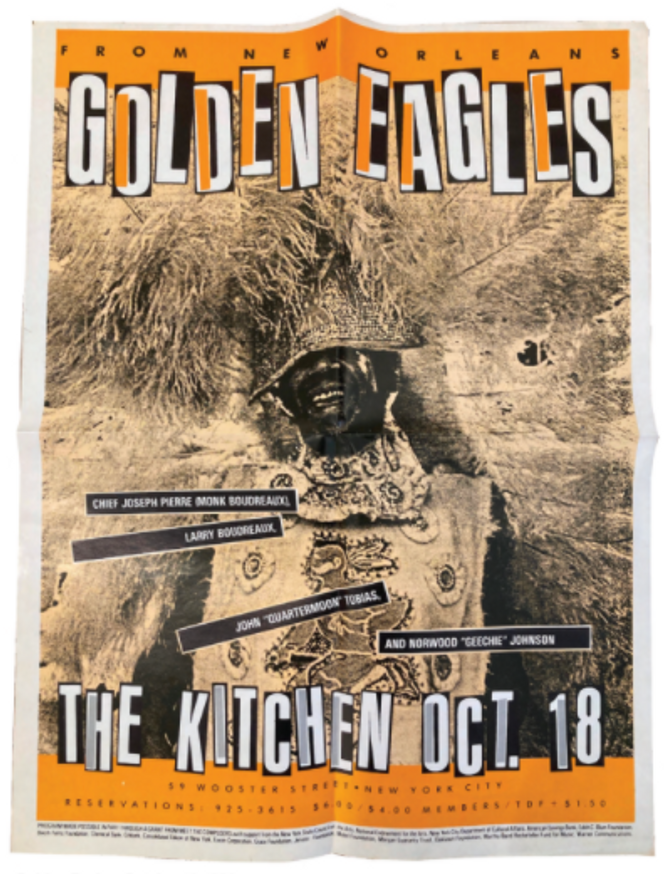 Golden Eagles, October 18, 1983 [The Kitchen Posters]