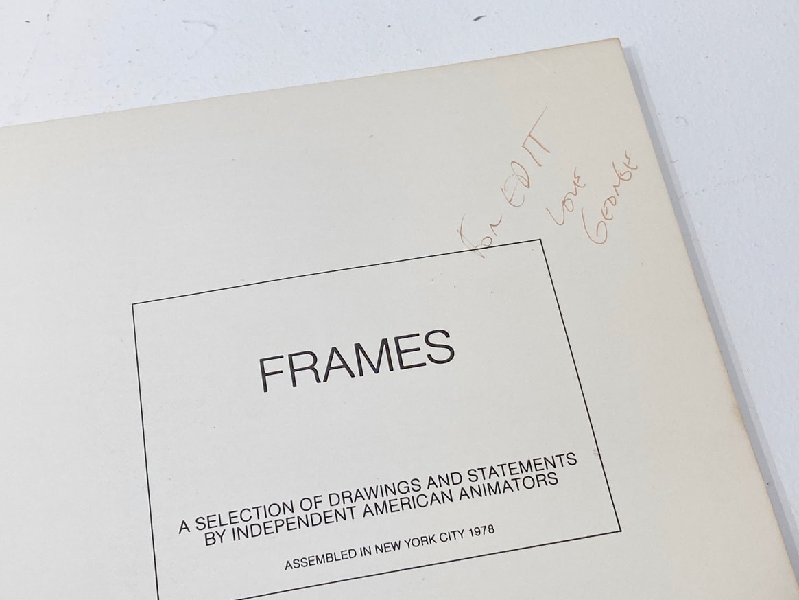 George Griffin - Frames: A Selection of Drawings and Statements by ...