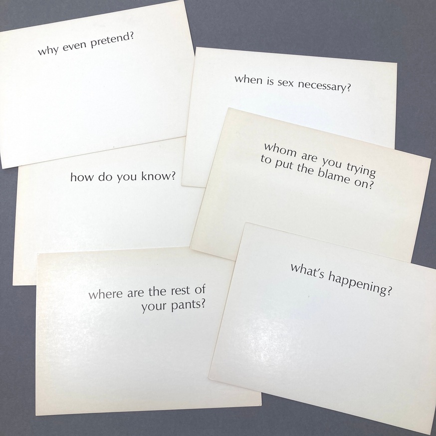 Ample Food for Stupid Thought: Who, What, When, Where, Why, How? (Set of 6 Random Cards) thumbnail 3
