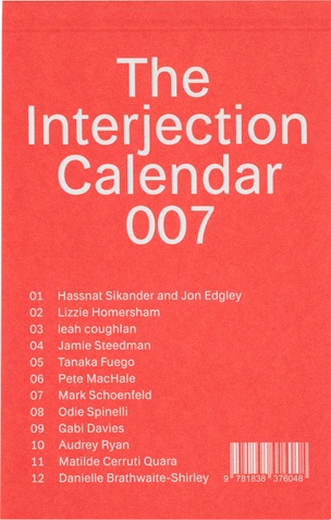 The Interjection Calendar 007