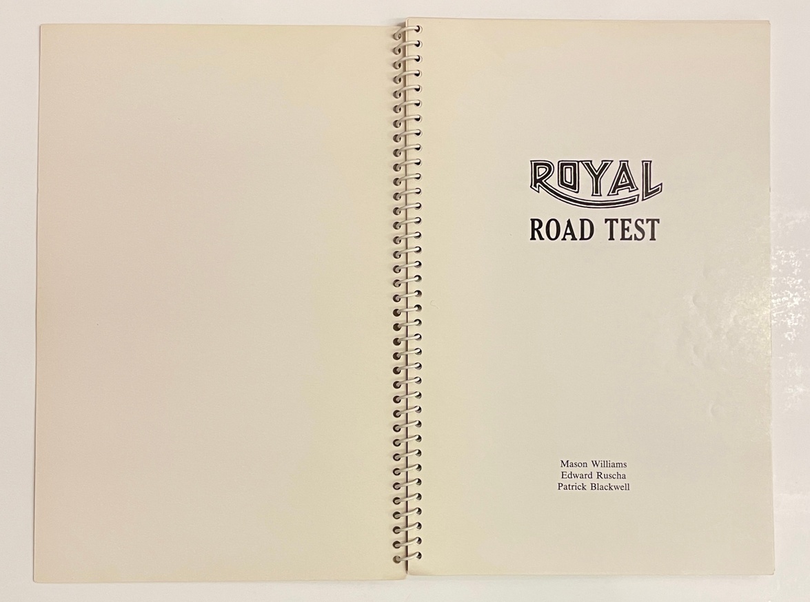 Royal Road Test [Fourth Edition] thumbnail 3