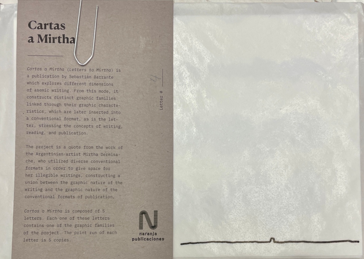 Cartas a Mirtha: Letter #4 [Second Edition]