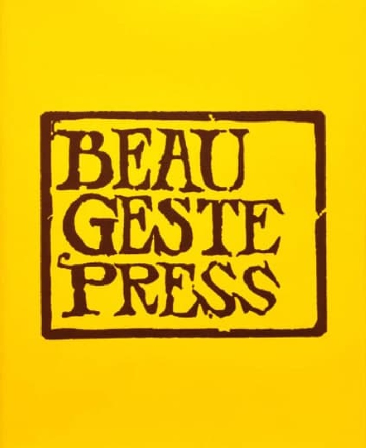 Alice Motard Beau Geste Press Printed Matter