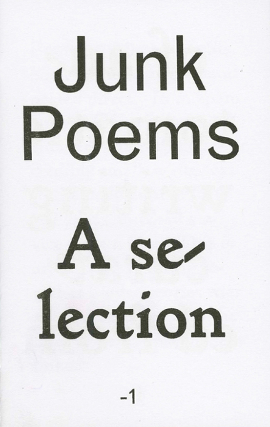 Junk Poems