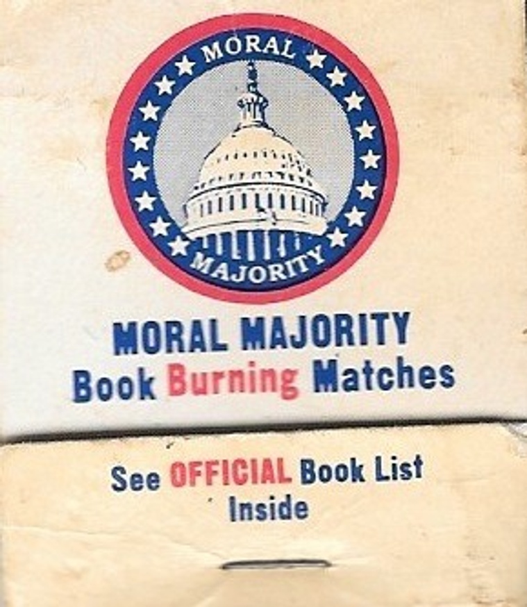 Moral Majority Book Burning Matches