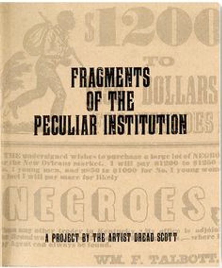 Fragments of the Peculiar Institution