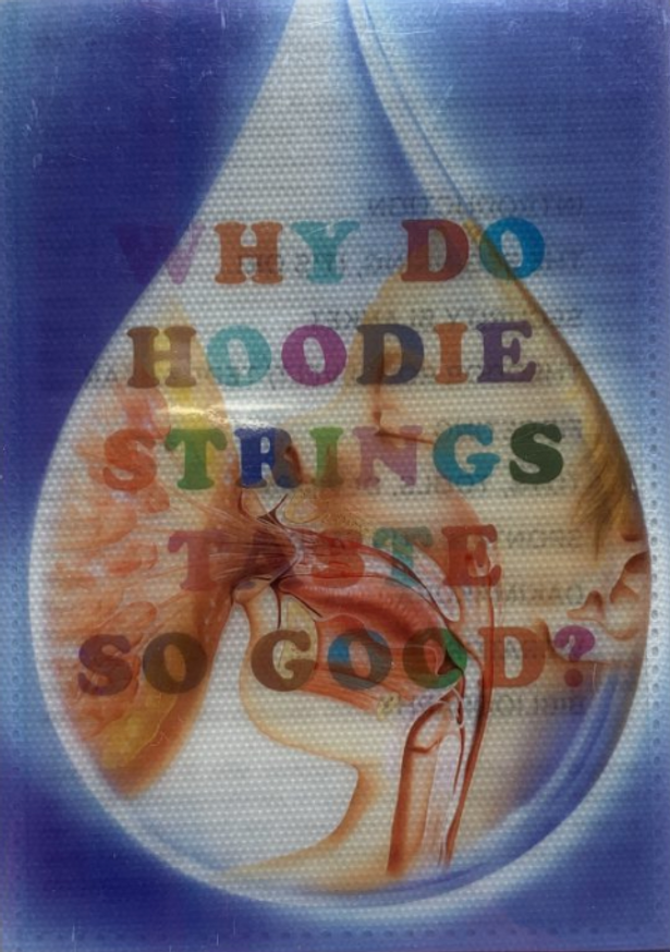 Ignacy Radtke - Why do hoodie strings taste so good? - Printed Matter