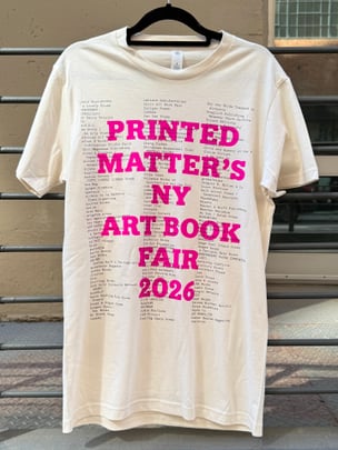 2026 NY Art Book Fair T-Shirt [MEDIUM]