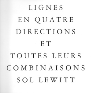 Lignes en Quatre Directions et Toutes Leurs Combinaisons