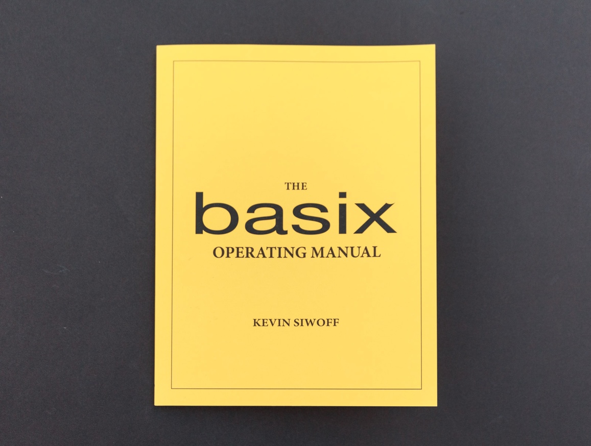 Basix Operating Manual